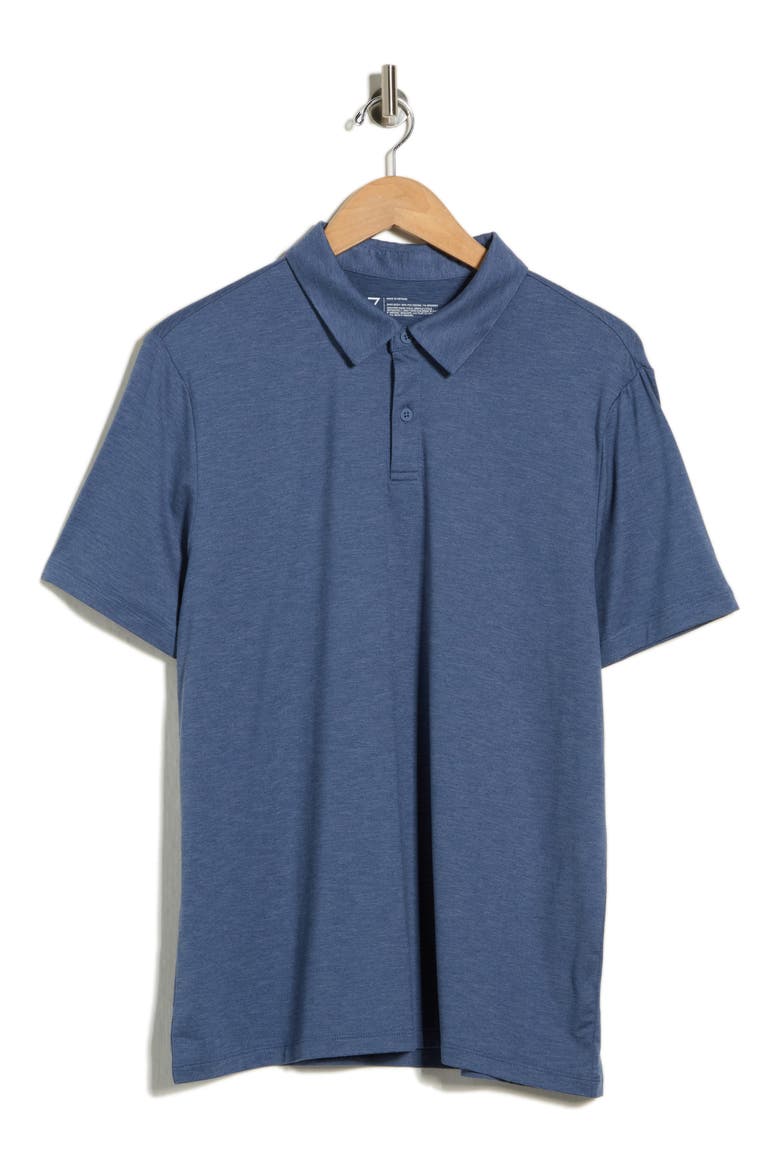 Energy Polo, Alternate, color, BLUE VINTAGE