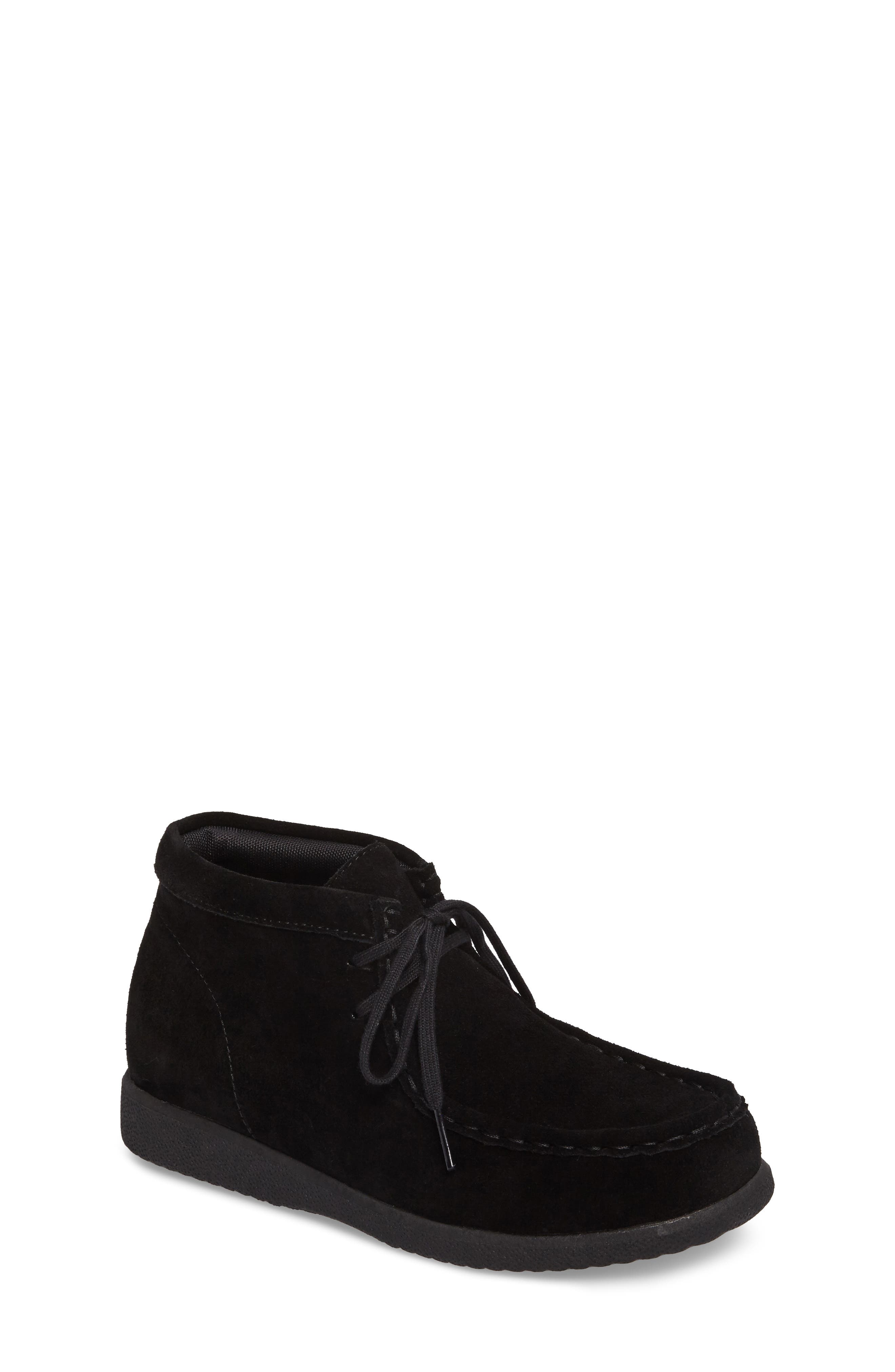 Bridgeport III Chukka Boot, Main, color, BLACK SUEDE