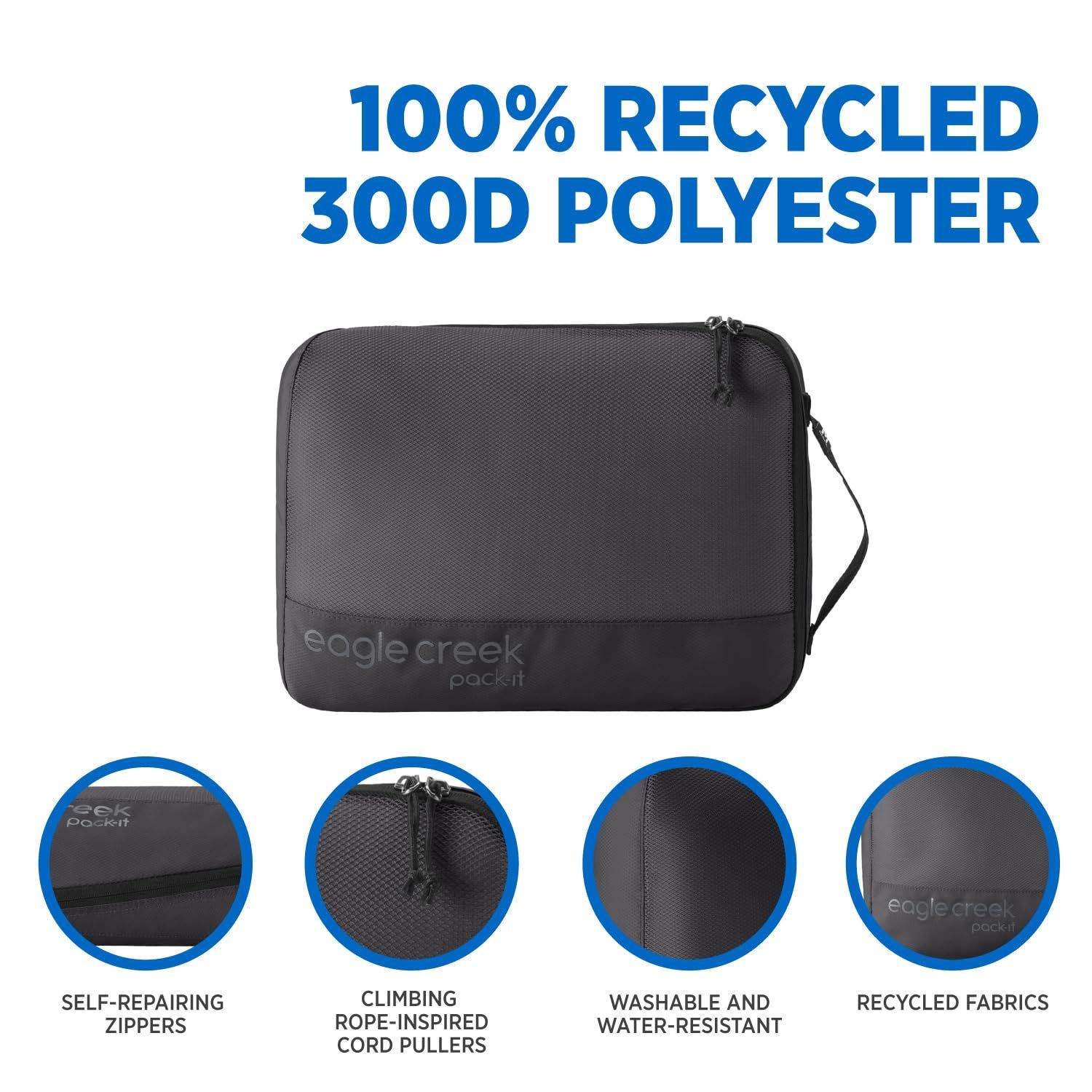 EAGLE CREEK Pack-It Reveal Medium Cube, Alternate, color, Black