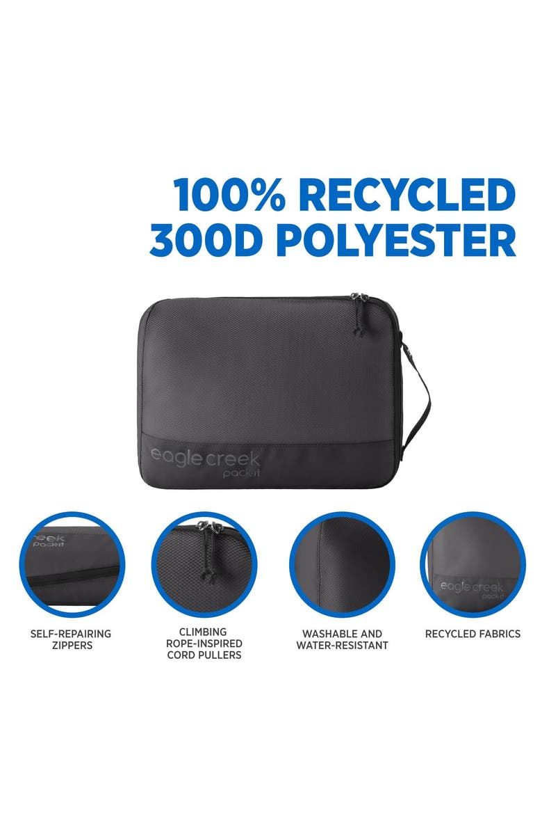 Pack-It Reveal Medium Cube, Alternate, color, Black
