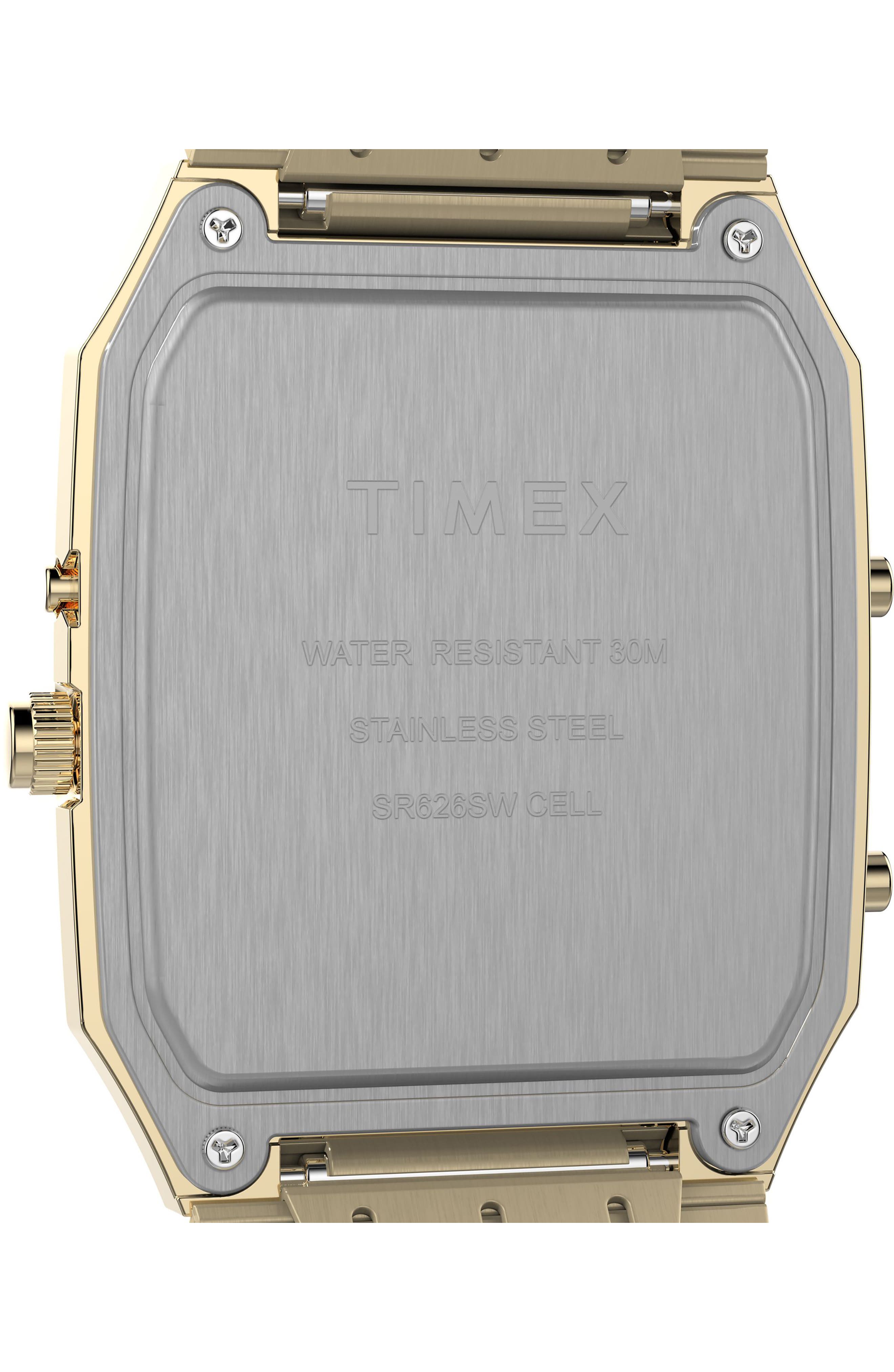 Timex® Q Timex 1982 Ana-Digi Reissue Bracelet Watch, 33mm (Men