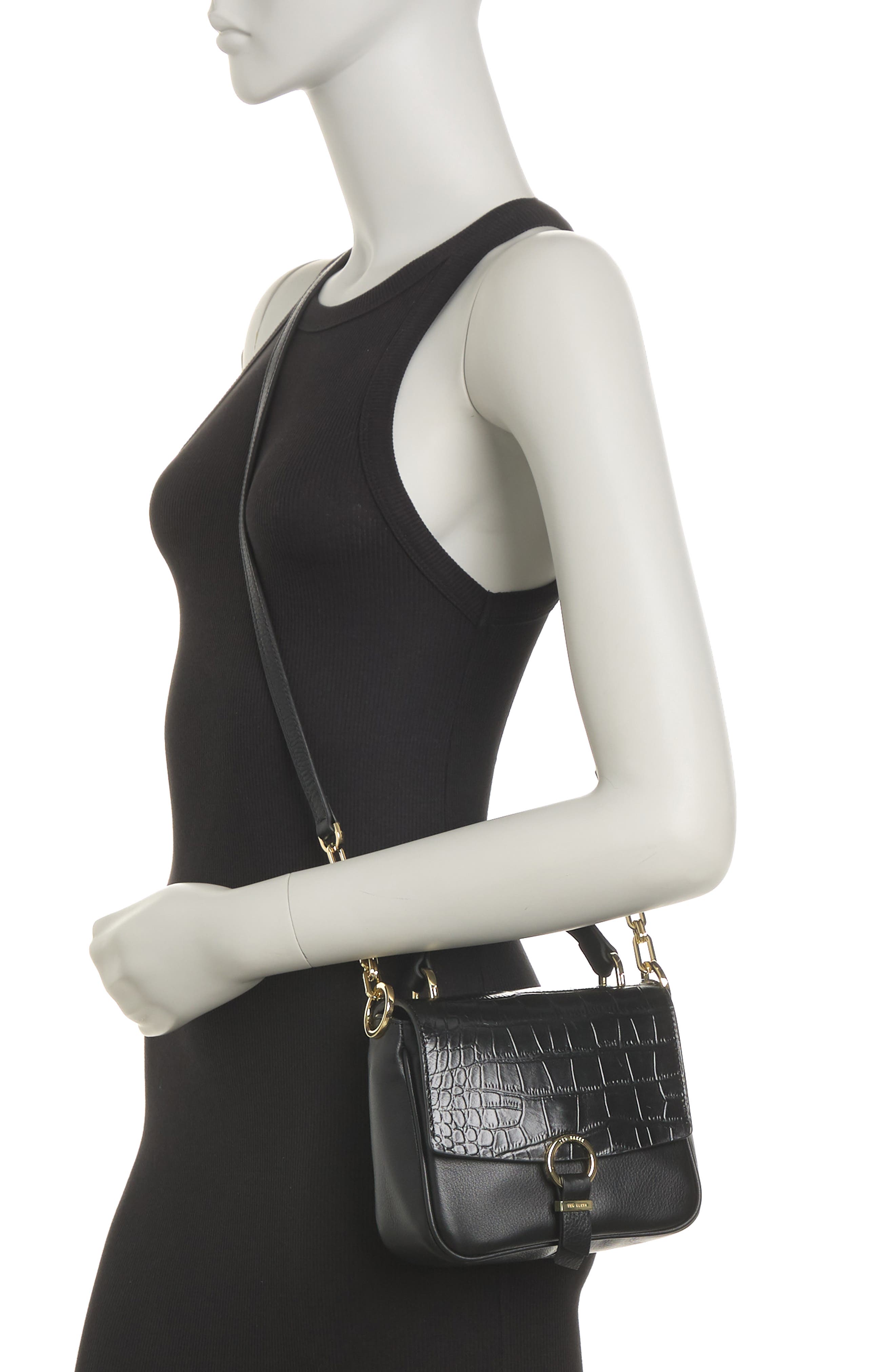 Ted Baker London Loop & Tab Grainy Mini Crossbody, Alternate, color, 