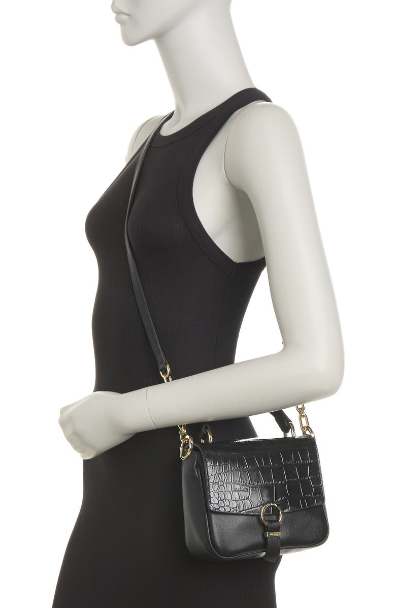 Ted Baker London Loop & Tab Grainy Mini Crossbody, Alternate, color,