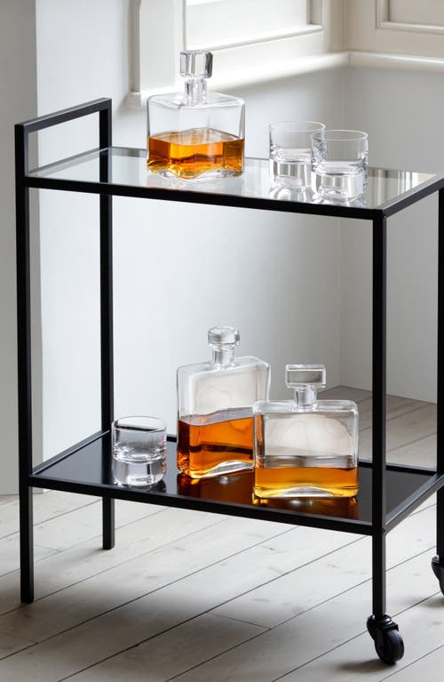 Lsa Cask Rectangular Decanter In Transparent