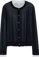 Bottega Veneta Double Layer Silk Cardigan