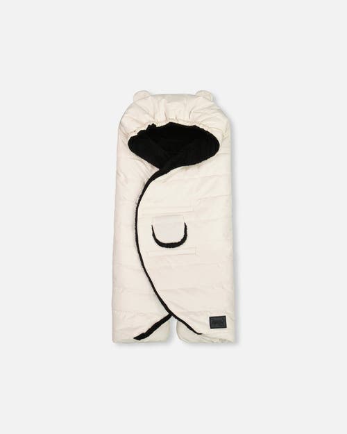 Deux Par Deux Gender Inclusive Snugly Wrap Designed For Car Seat And Stroller In White