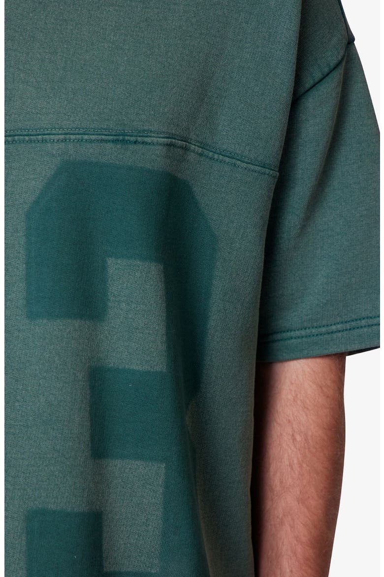 Vintage French Terry Graphic T-Shirt, Alternate, color, GREEN