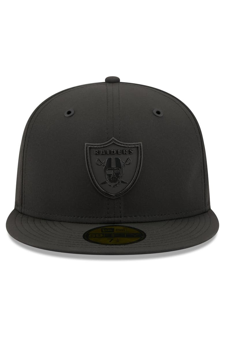 Men's New Era Black Las Vegas Raiders 2026 Sideline 59FIFTY Fitted Hat, Alternate, color, Black