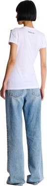 Balmain Draped T-shirt with buttons