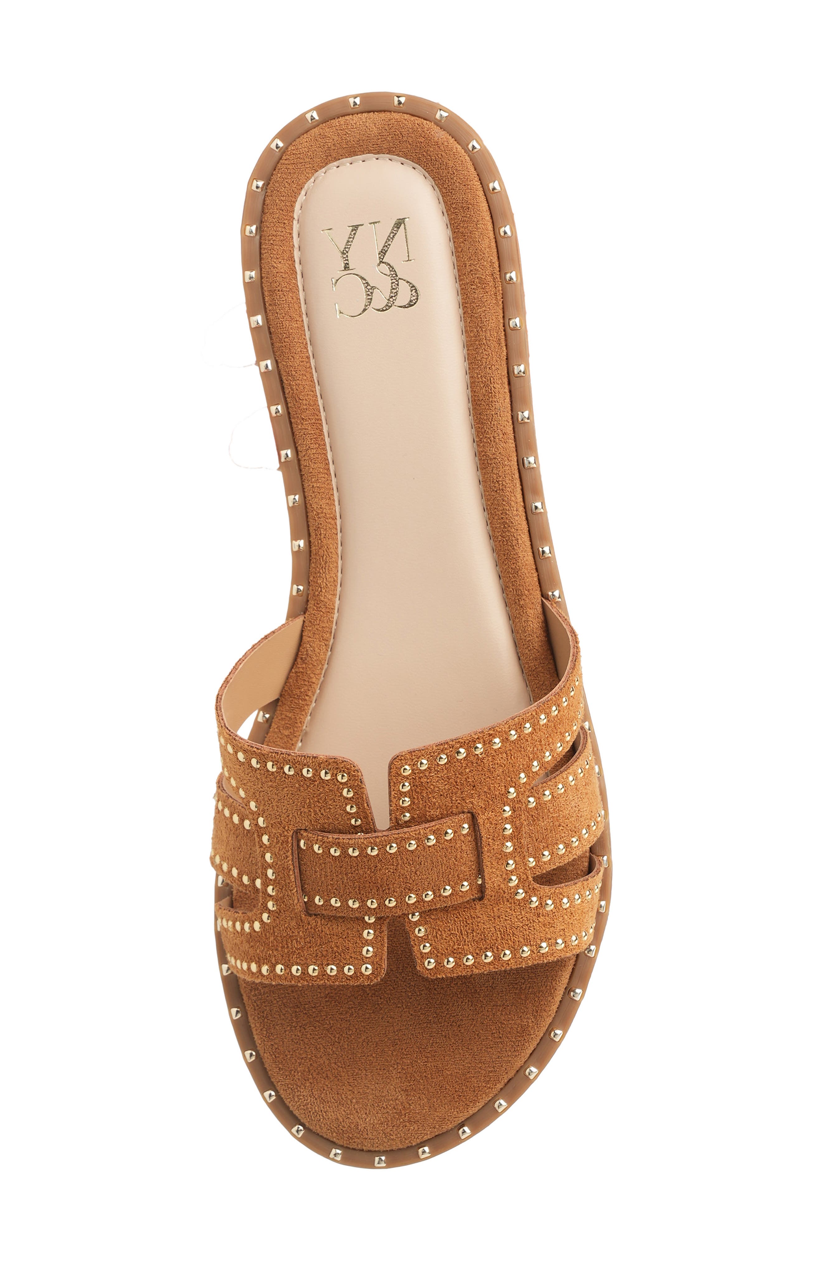 Zora Flat Sandal, Alternate, color, COGNAC