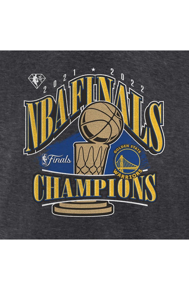 FANATICS Men's Fanatics Branded Heathered Charcoal Golden State Warriors 2022 NBA Finals Champions Delivery T-Shirt, Alternate, color, 