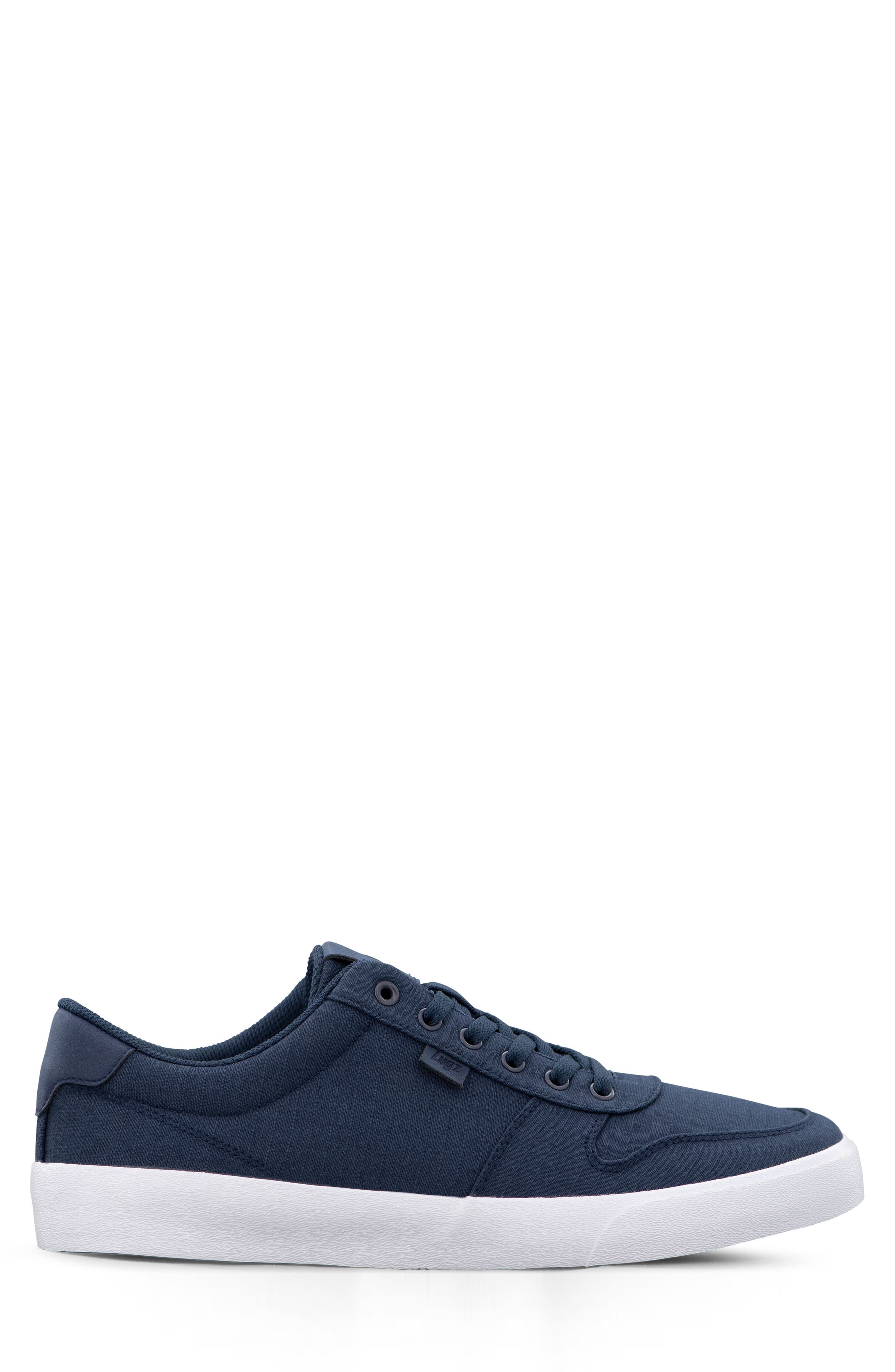 Vine Sneaker, Alternate, color, NAVY/ WHITE
