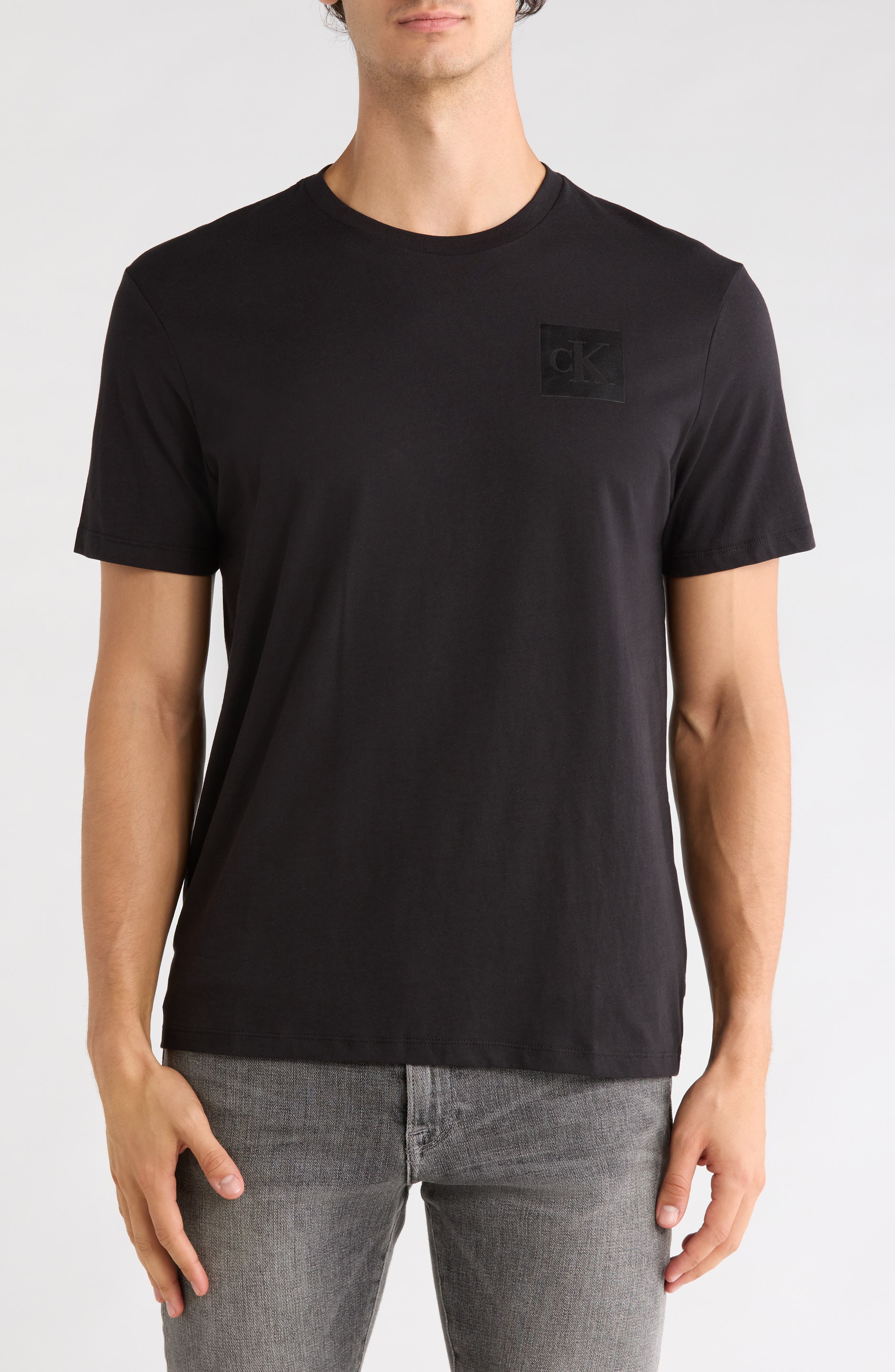 Knockout Monogram Cotton Graphic T-Shirt