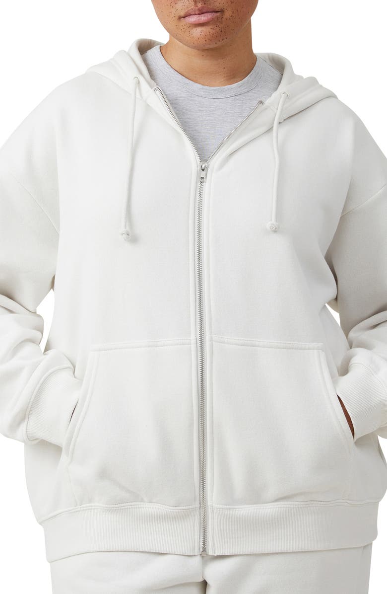 Cotton On Classic Cotton Blend Zip Hoodie, Alternate, color, 