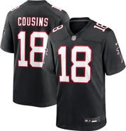 Nike Men's Nike Kirk Cousins Black Atlanta Falcons Alternate Game Player Jersey