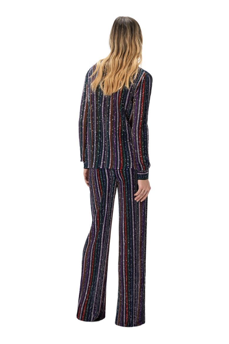Henley Blouse With Mandarin Collar, Alternate, color, Multicoloured