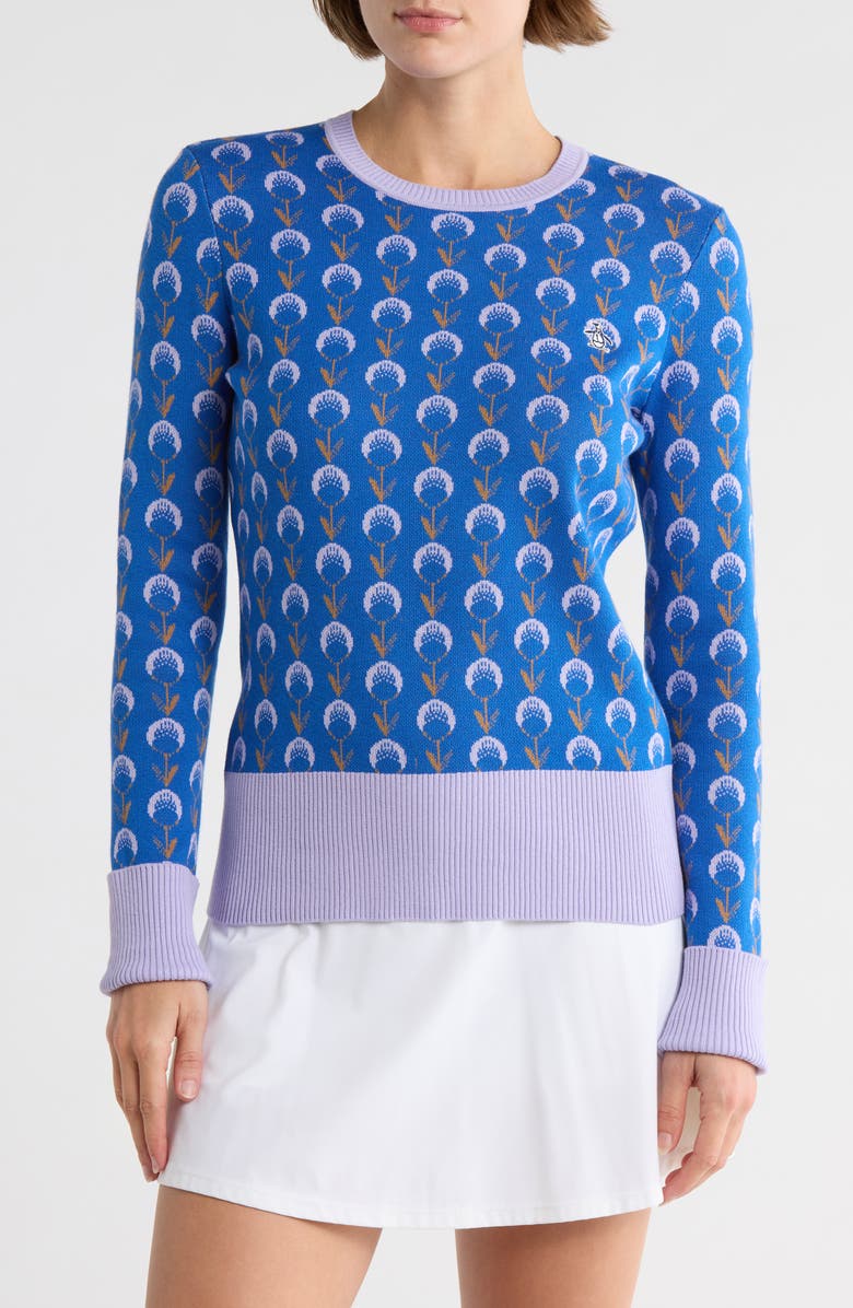 Original Penguin Jacquard Floral Top, Main, color, 