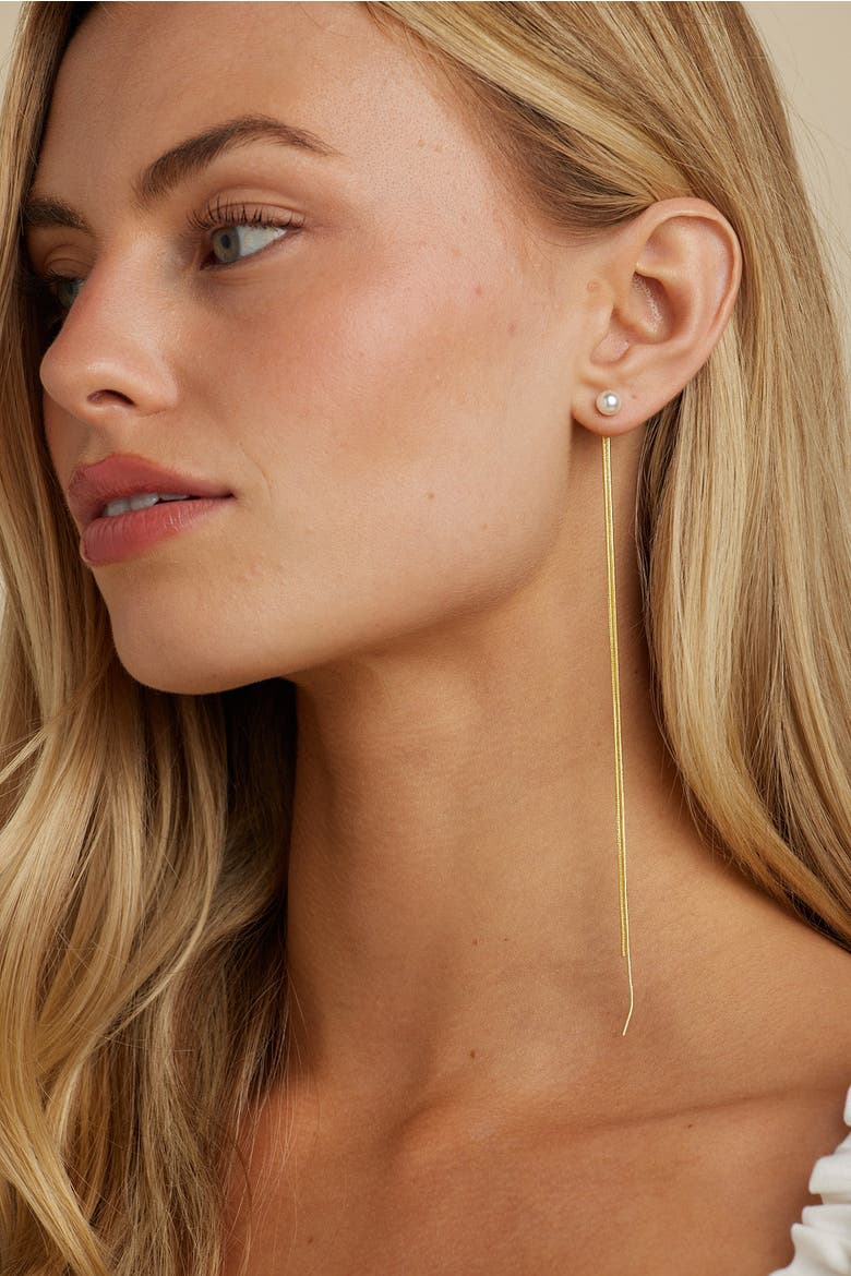 Viola Modern Pearl Drop, Alternate, color, Gold
