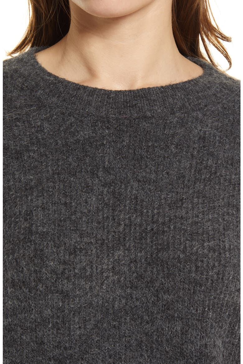 Crewneck Sweater, Alternate, color, GREY MEDIUM CHARCOAL HEATHER