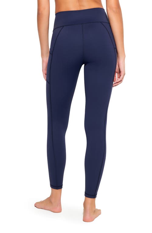 Spiritual Gangster Ada High Waist Dream Tech Jersey Leggings In Indigo