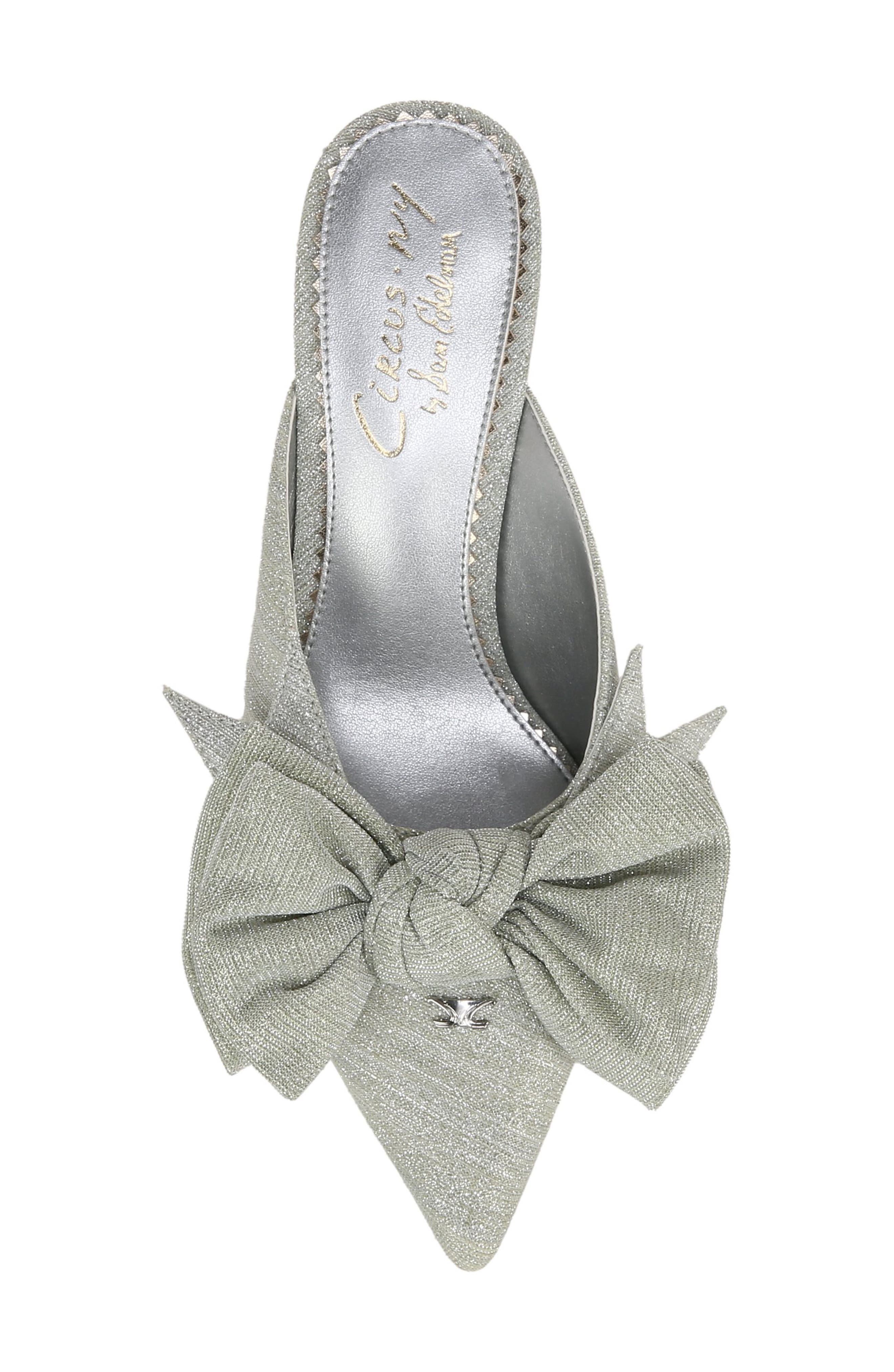 Circus NY by Sam Edelman Fiona Pointed Toe Mule, Alternate, color, Silver Metallic