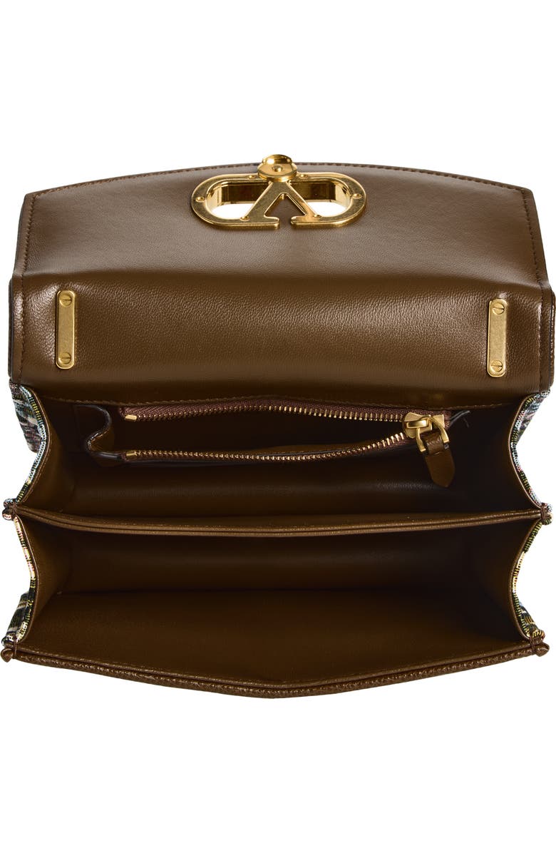 Valentino Garavani Small DeVain Floral Jacquard Shoulder Bag, Alternate, color, Multi Pink