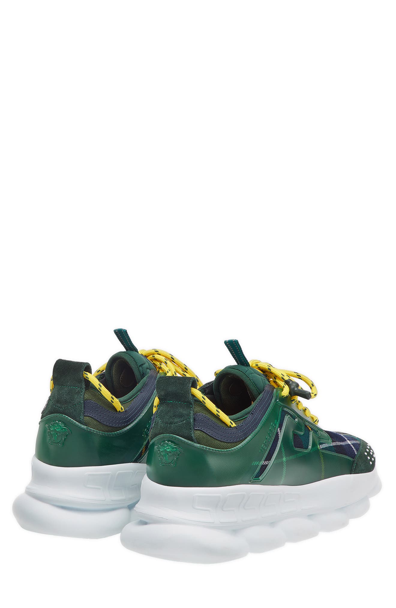 Chain Reaction Sneaker, Alternate, color, VERDE/ GIALLO