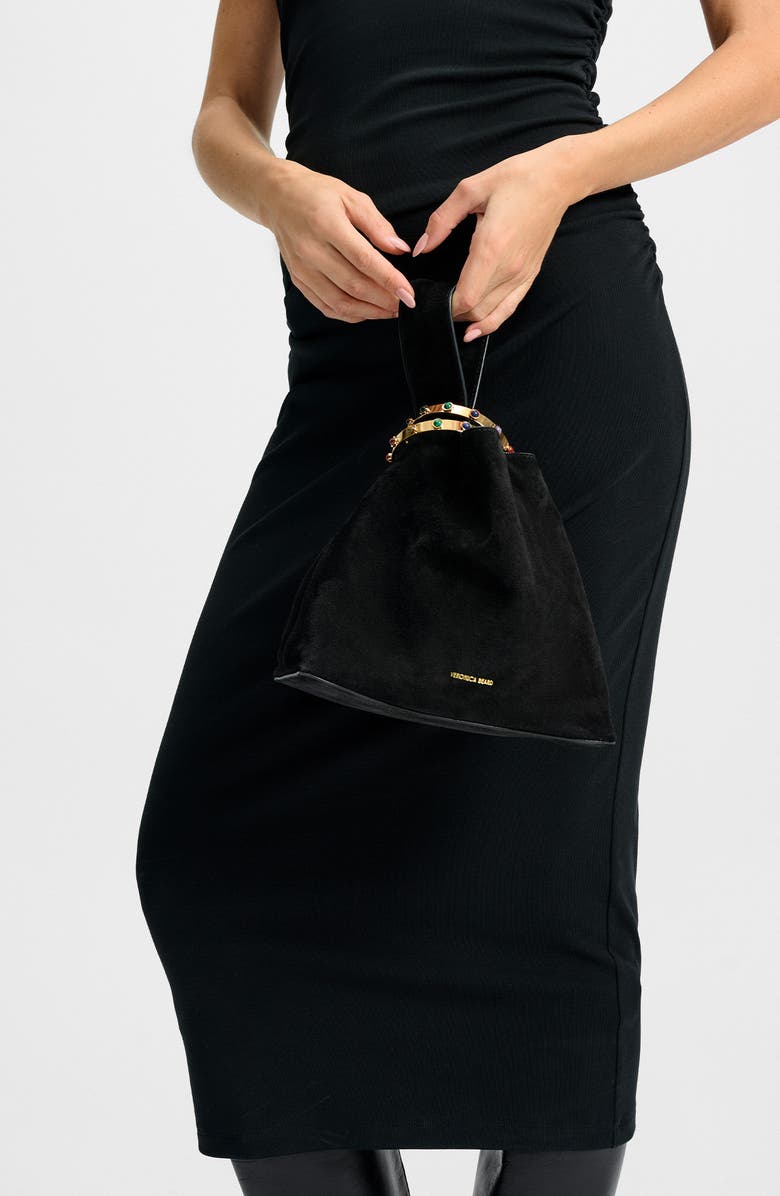 Veronica Beard Swing Clutch, Alternate, color, Black