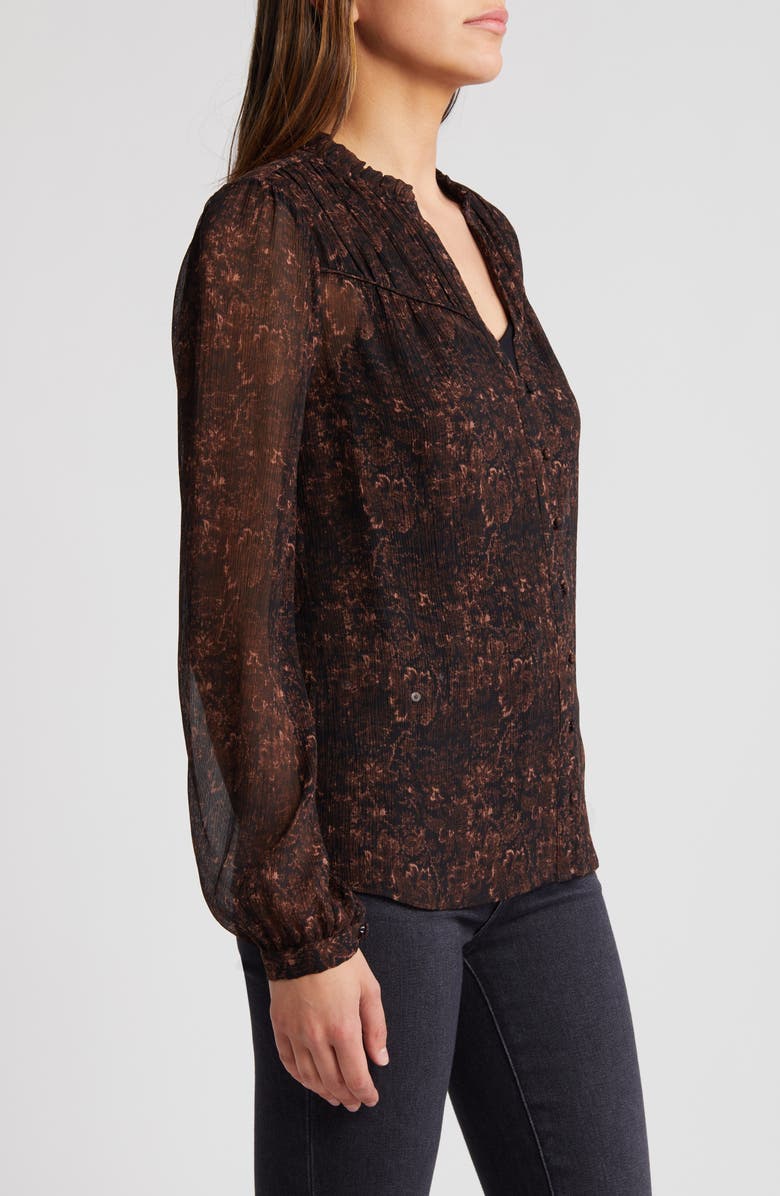 PAIGE Monika Crinkle Silk Top, Alternate, color, 