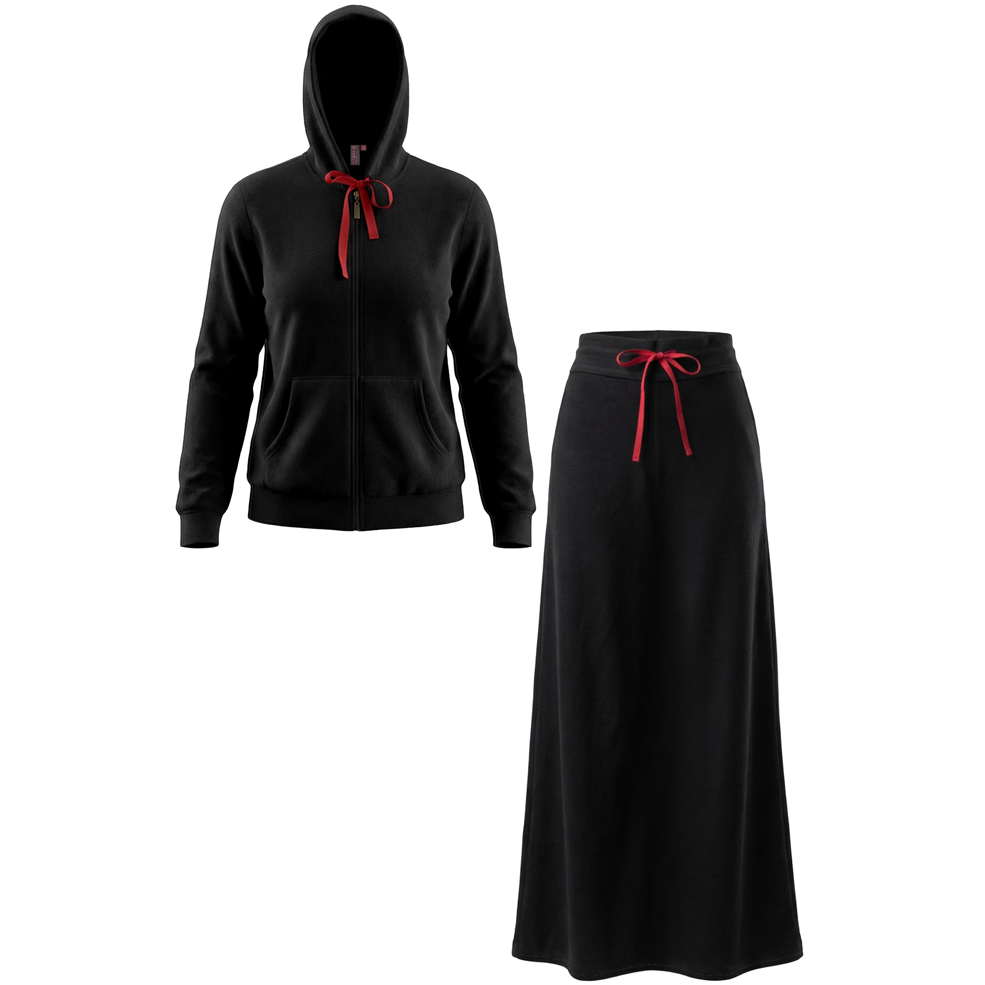 Jet Black/Red