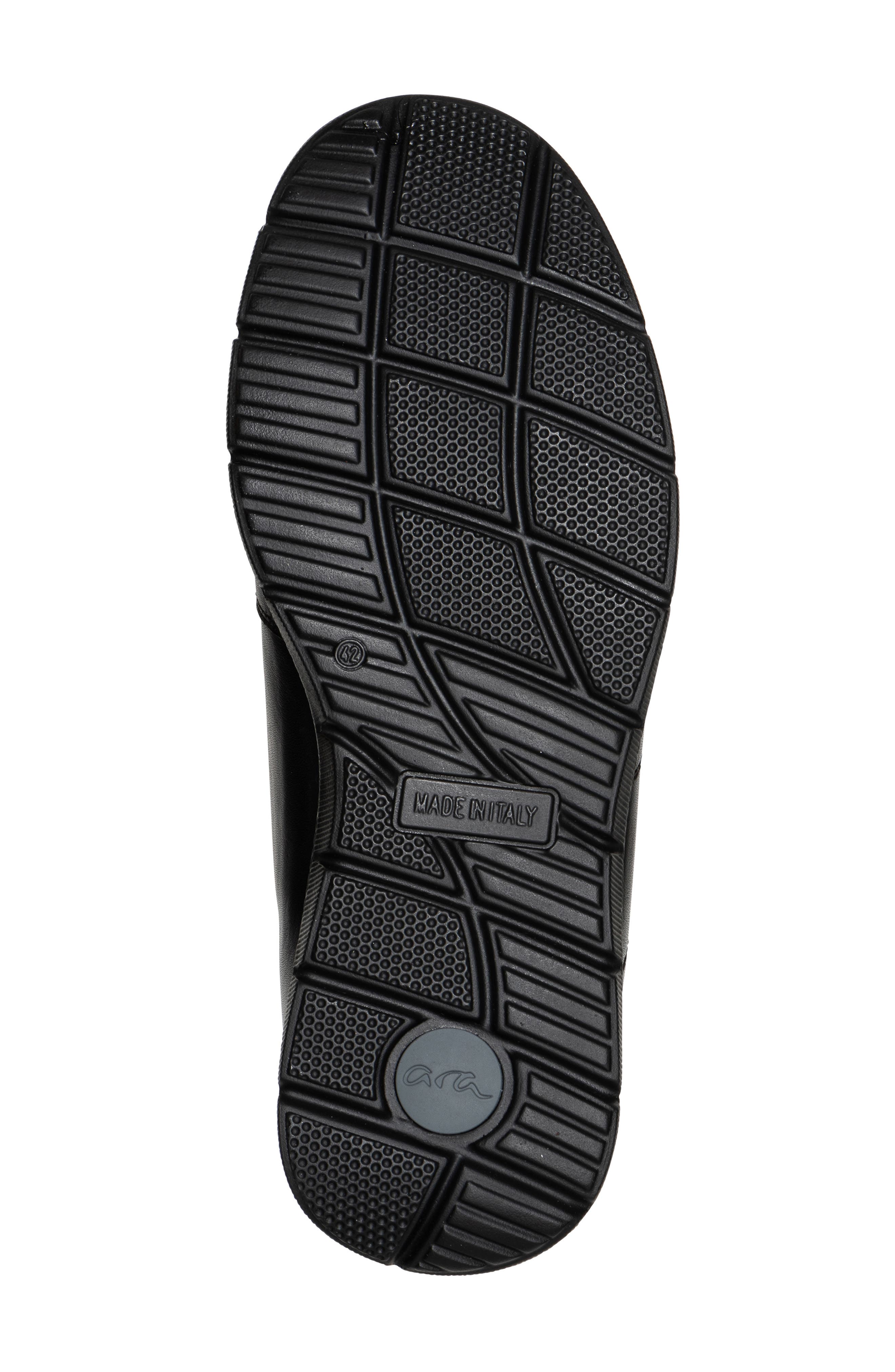 ara Braxton Waterproof Sneaker, Alternate, color, Black