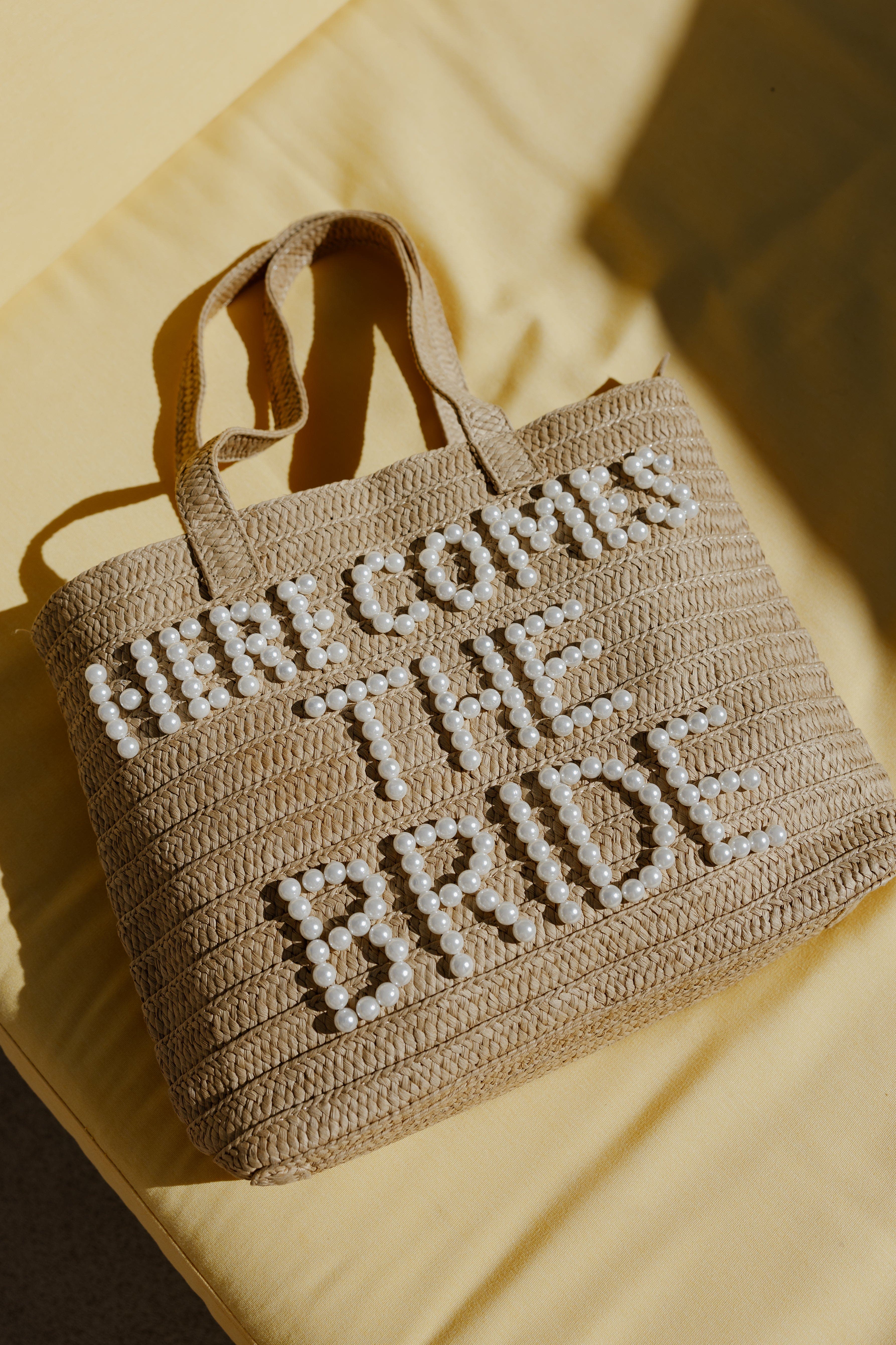 Here Comes the Bride Pearl Tote, Alternate, color, Brown