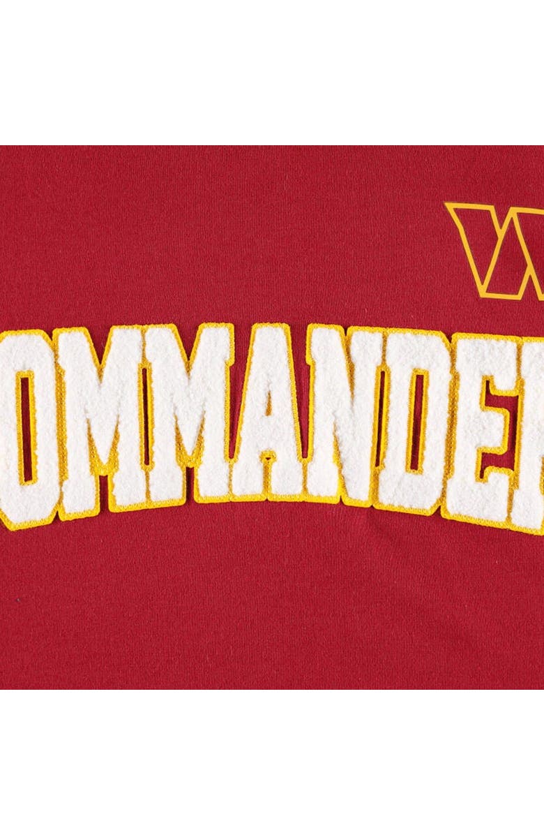 Tommy Hilfiger Men's Tommy Hilfiger Burgundy/White Washington Commanders Alex Long Sleeve Hoodie T-Shirt, Alternate, color, Burgundy