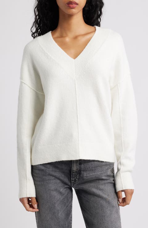 Calina Deep V-Neck Sweater