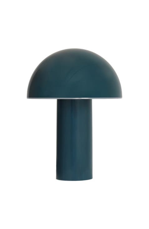Celia 10" Portable Touch-Controlled Outdoor Patio Mushroom Table Lamp