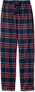 Petite Plume Windsor Tartan Cotton Flannel Pajama Pants