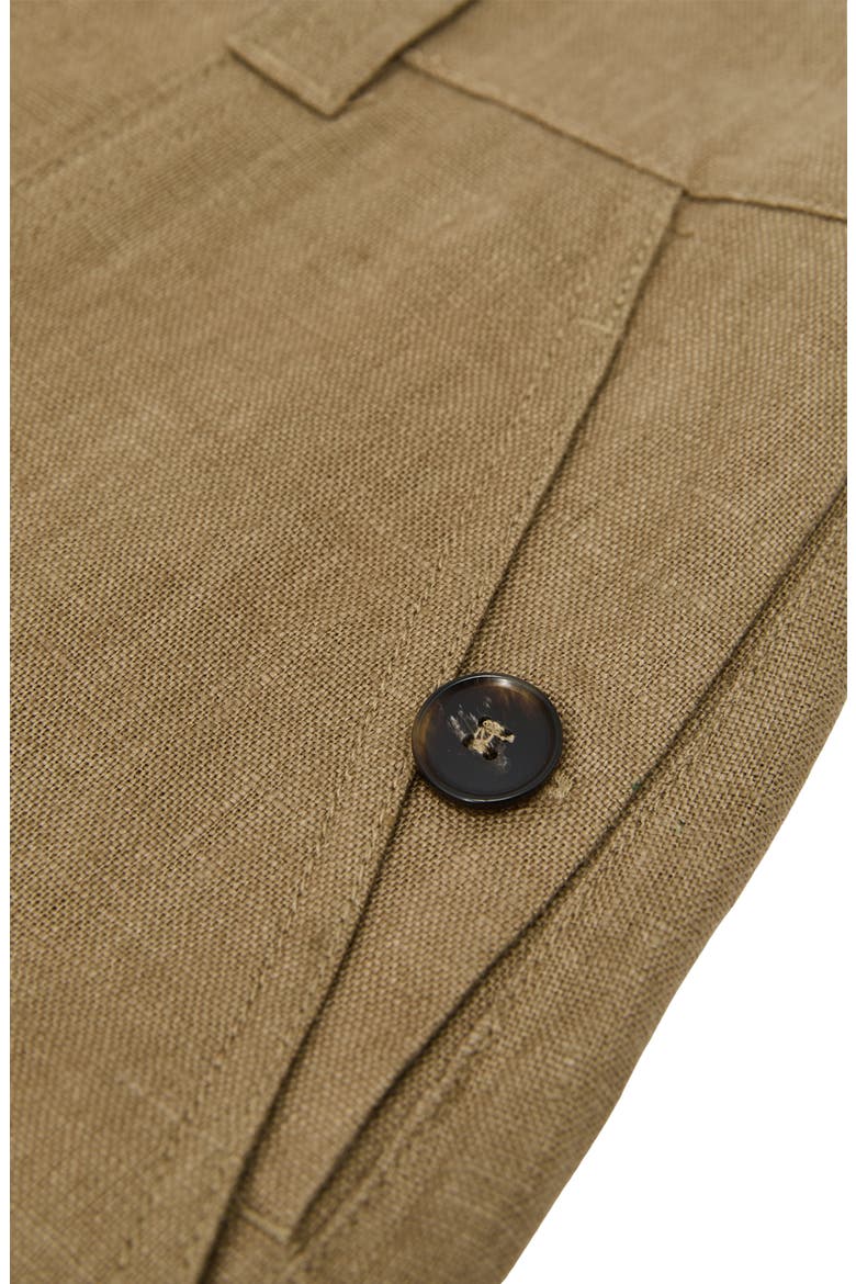 Ashby Wide Leg Linen Pants, Alternate, color, LIGHT KHAKI GRE
