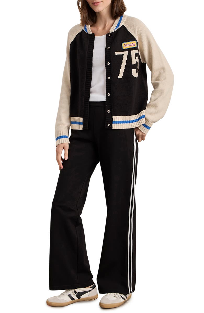 Sanctuary 75 Bomber Snap-Up Cardigan, Alternate, color, 