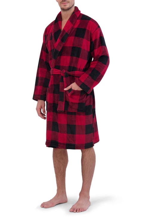 Plaid Fleece Robe