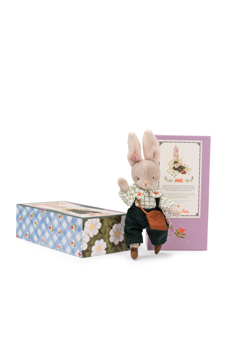 Moulin Roty Nine the Rabbit The Minouchkas, Main, color, Beige