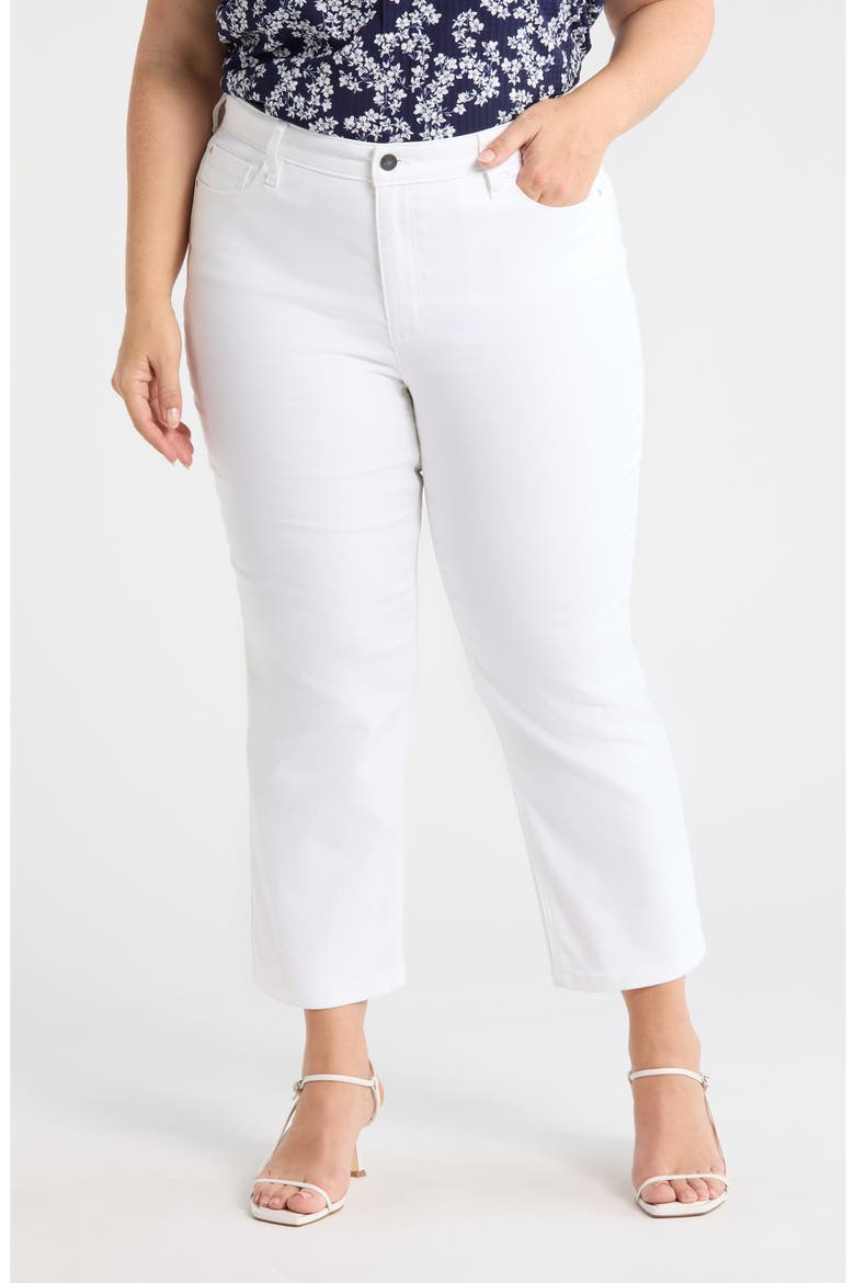 Lexington High Waist Crop Jeans, Main, color, SOFT WHITE