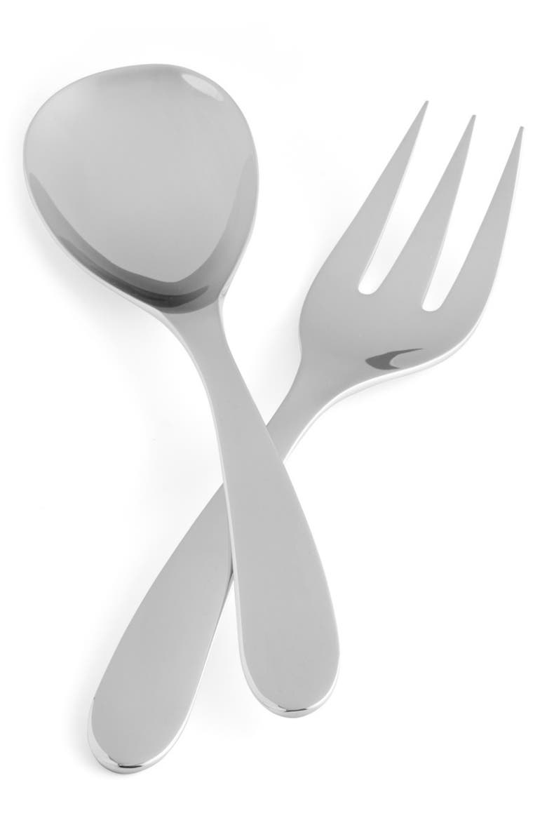 Nambé Portable 2-Piece Salad Serving Set, Alternate, color, 