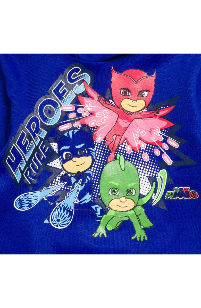 PJ MASKS Fleece Hoodie & Pants Set, Alternate, color, Blue / Gray