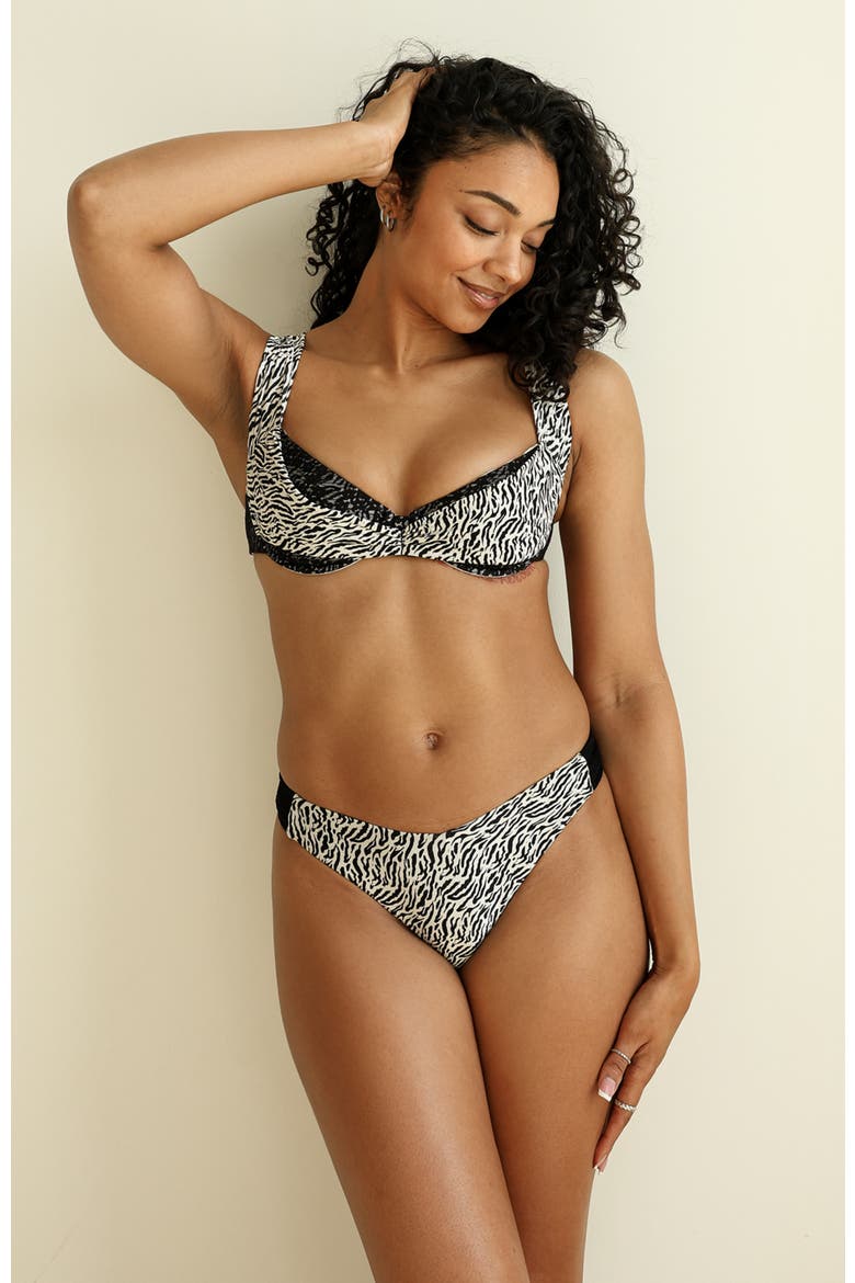 Dreams Thong Bikini Bottom, Alternate, color, Wild Child