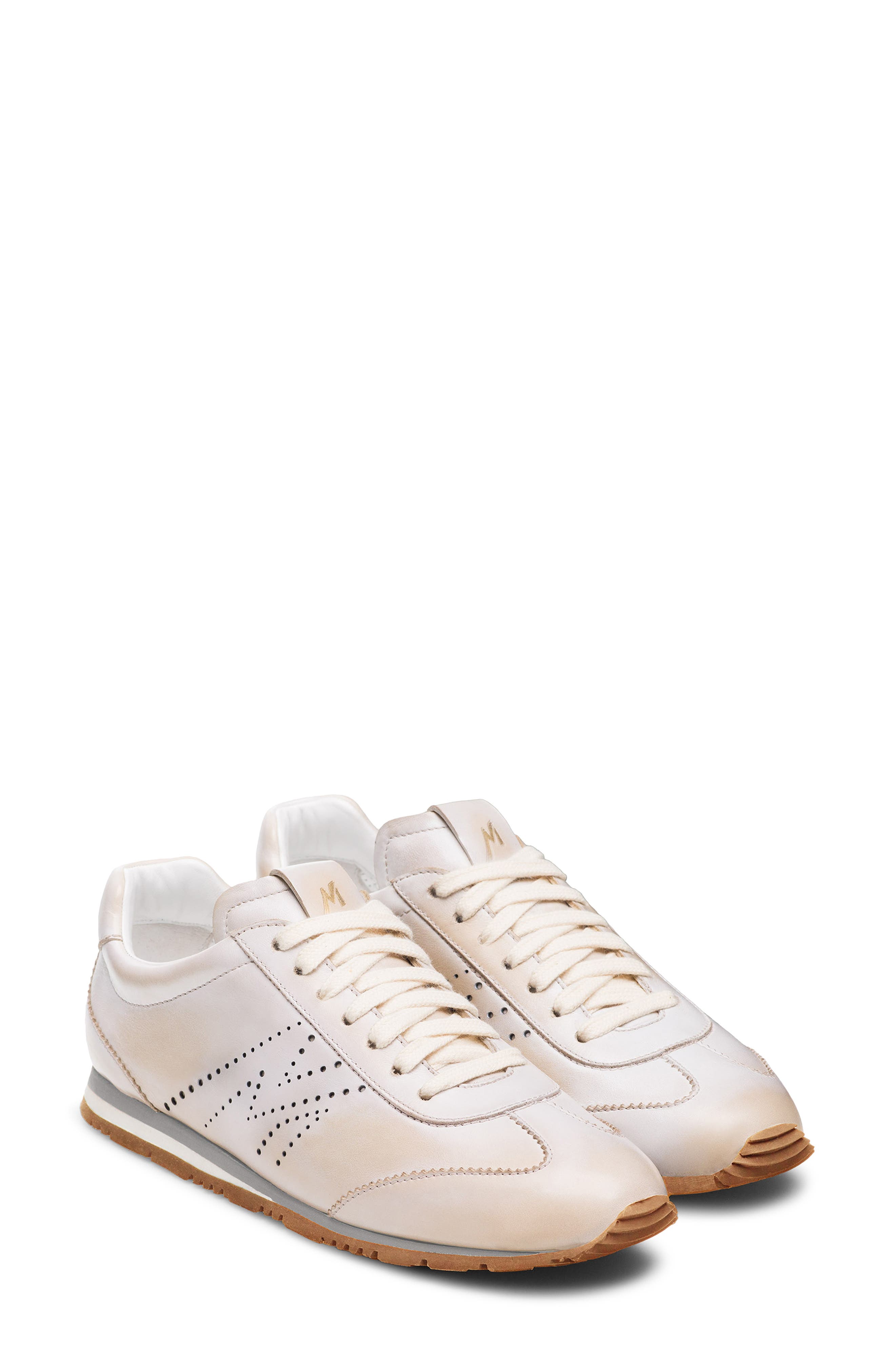 Magnanni Lizzy Lace Up Sneaker, Main, color, White