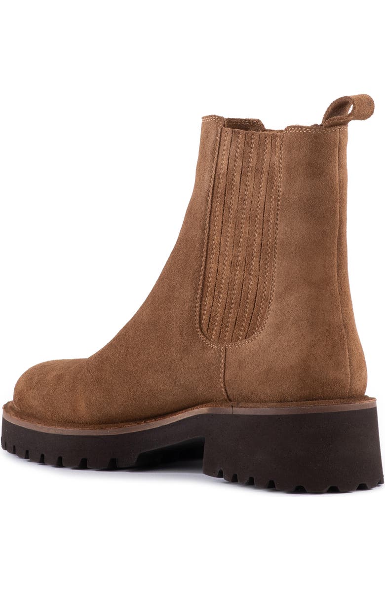 Seychelles Cashew Platform Chelsea Boot, Alternate, color, Cognac
