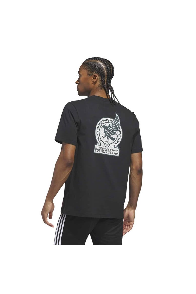 Men's adidas Black Mexico National Team 2026 Away Jersey Hook T-Shirt, Alternate, color, Black