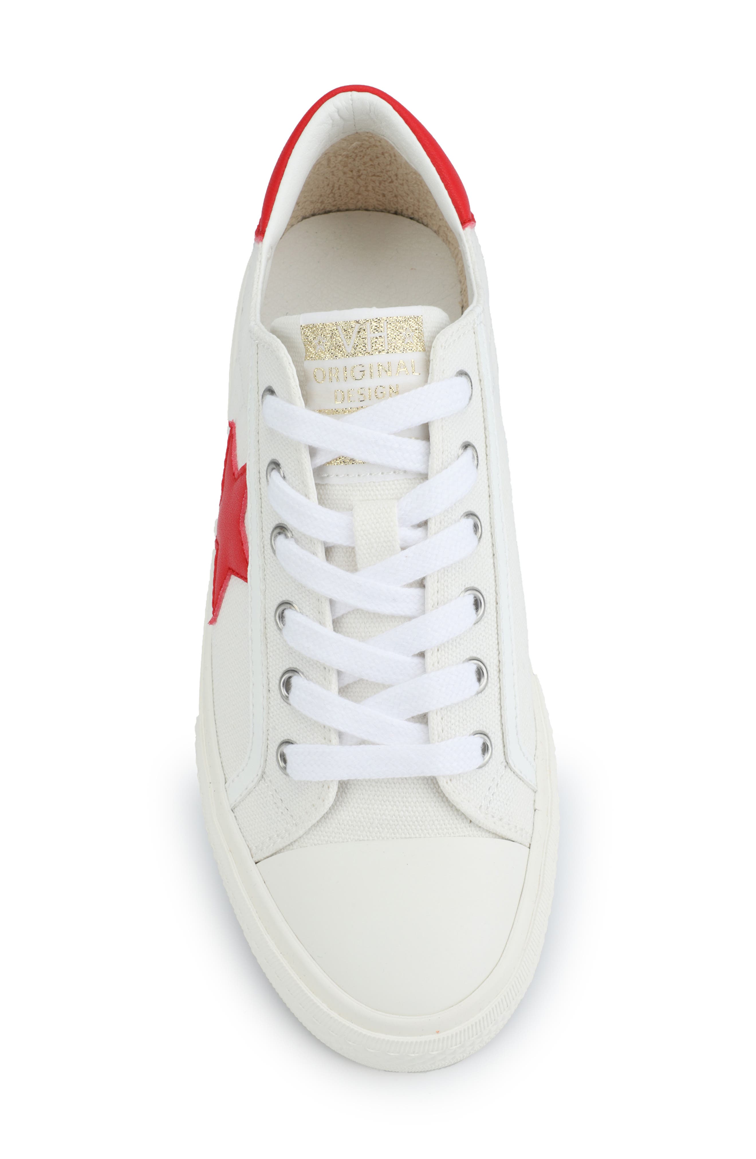 Alive Camo Sneaker, Alternate, color, WHITE/ RED MULTI