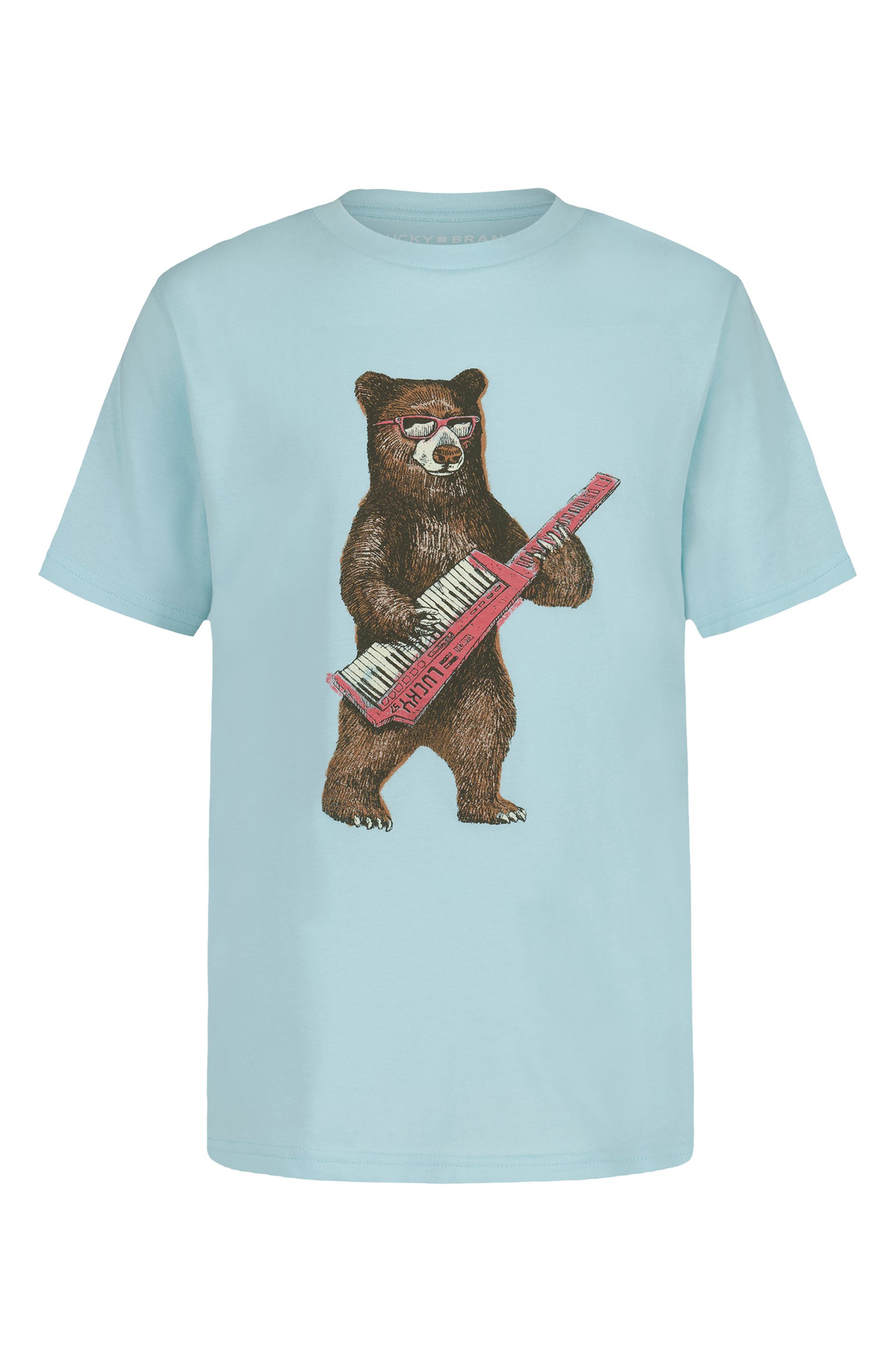 Lucky Brand Kids' Keytar Bear Graphic T-Shirt