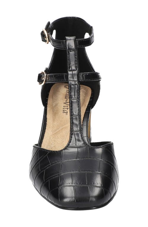Bella Vita Harpswell Ankle Strap Pump In Black